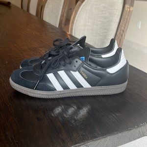 Black adidas sambas